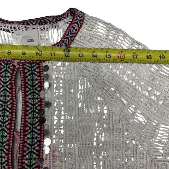 River Island Crochet Top Size Large - Picture 9 of 14